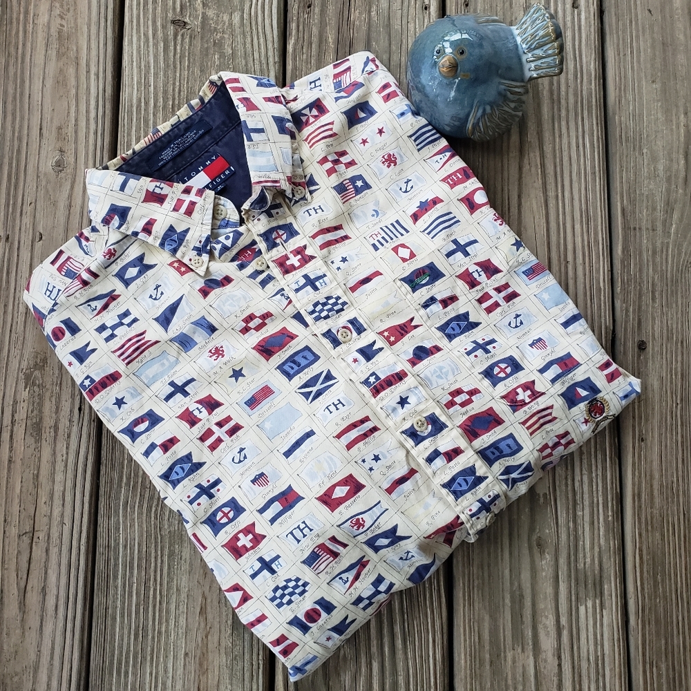 Tommy Hilfiger Long Sleeve Button Down Shirt